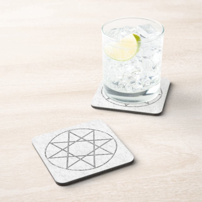 Posavasos Octagrama de Piedra (Lado Derecho)