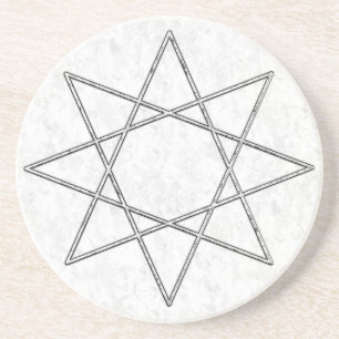 Posavasos Octogram in Marble