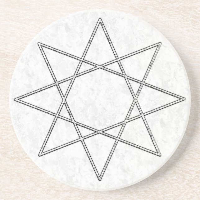 Posavasos Octogram in Marble (Frente)