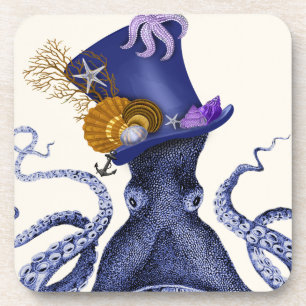Posavasos Octopus con Gorra náutico