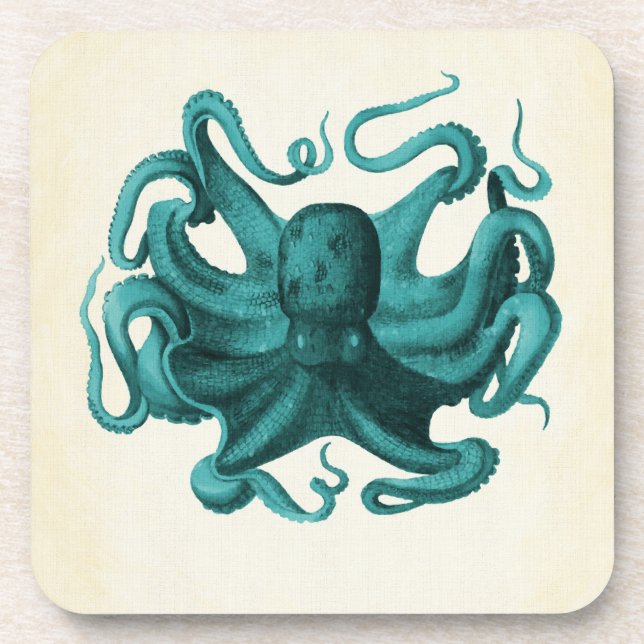 Posavasos Octopus vintage (Frente)