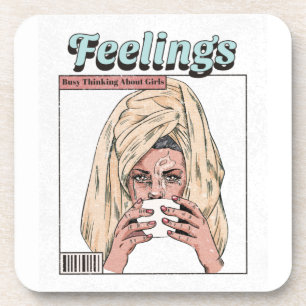 Posavasos Ocupado Pensando En Los Chicas