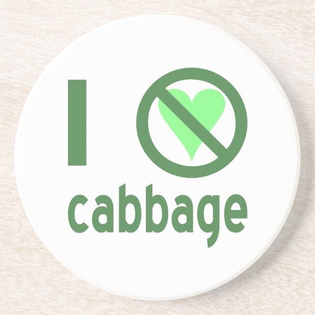 Posavasos Odio a Cabbage (Frente)
