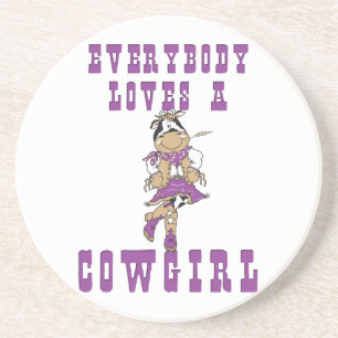Posavasos Oeste Cowboy Cowgirl Caballos de Rodeo