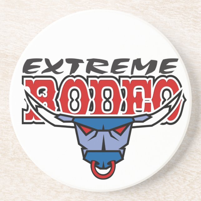 Posavasos Oeste Cowboy Cowgirl Caballos de Rodeo (Frente)