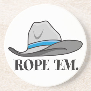 Posavasos Oeste Cowboy Cowgirl Caballos de Rodeo