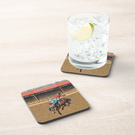 Posavasos Oeste de Cheyenne Rodeo Cowboy Bronc Riding