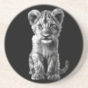 Posavasos Oh Bebé Gran Gato Gris