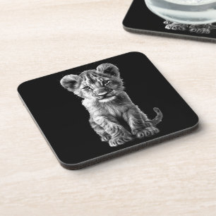 Posavasos Oh Bebé Gran Gato Gris