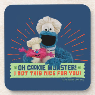 Posavasos ¡Oh, Monstruo de las Galletas! Me conseguí esto bo