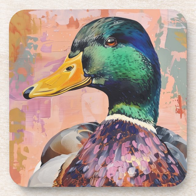 Posavasos ¡Oh Pato! - Modernos Duck Art Coasters (Frente)