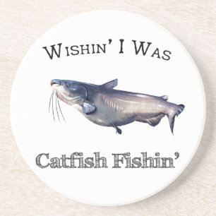 Posavasos Ojalá Fuera Catfish Fisher