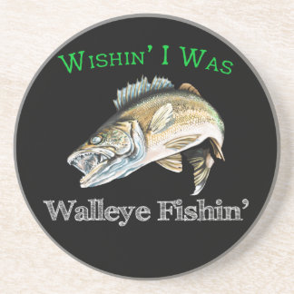 Posavasos Ojalá Fuera Walleye Fishin
