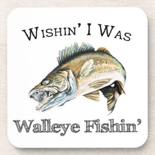 Posavasos Ojalá Fuera Walleye Fishin
