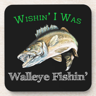 Posavasos Ojalá Fuera Walleye Fishin
