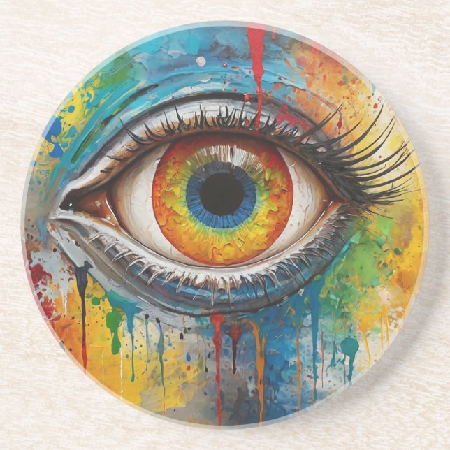 Posavasos ojo atractivo (Frente)