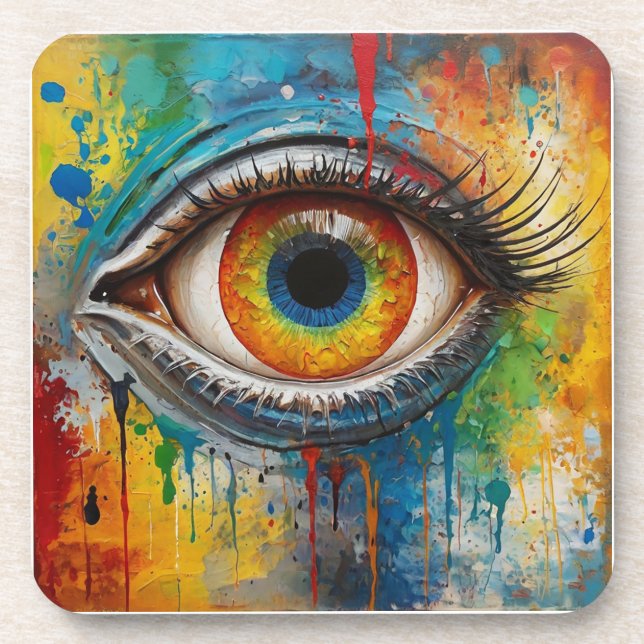 Posavasos ojo atractivo (Frente)