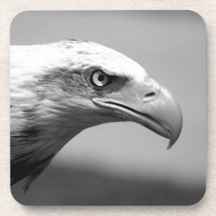 Posavasos Ojo de águila blanca y negra