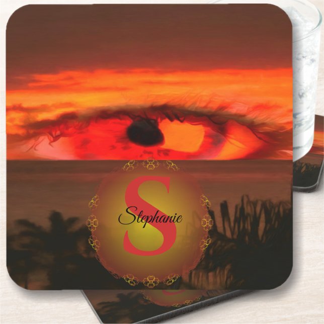 Posavasos Ojo del atardecer 2106 (Subido por el creador)