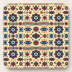 Posavasos Ojo mágico abstracto que todo lo ve Patrón