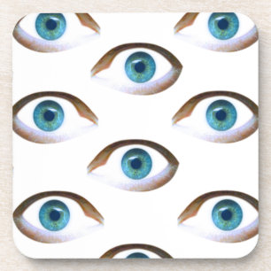 Posavasos ojos azules