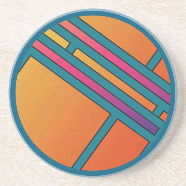 Posavasos Ojos grandes y alas mariposas (Frente)