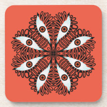 Ojos raros y tristes rojos