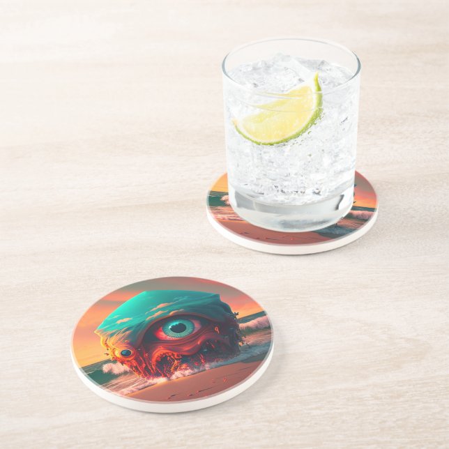 Posavasos Ojos sangrientos (Lado)