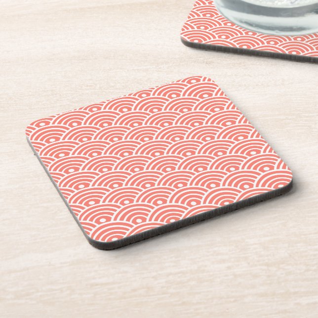 Posavasos Ola de agua japonesa  (Lado Izquierdo)