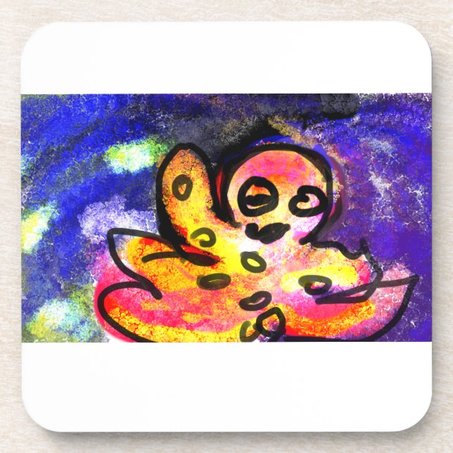 Posavasos Ola de pulpo (Frente)