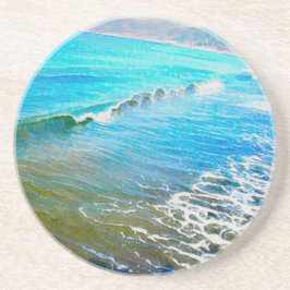 Posavasos Olas de Acuarela