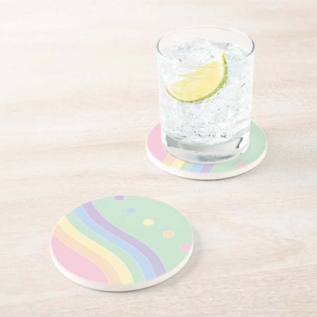 Posavasos Olas de luz (caudal) (Lado)