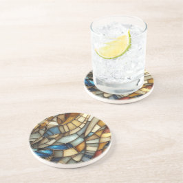 Posavasos Olas de Vidrio Teñido