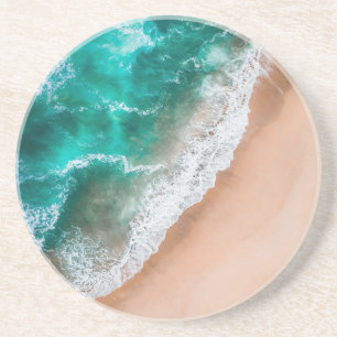 Posavasos Olas en la playa de Sandy