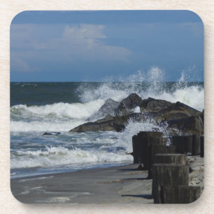 Posavasos Olas Que Caen En La Rara