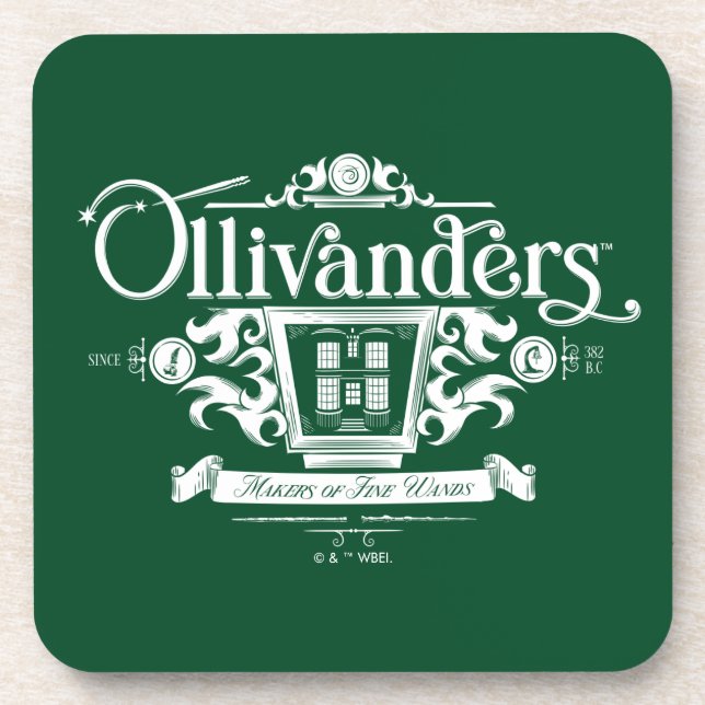 Posavasos OLIVANDERS™ Fabricantes de Varitas Finas (Frente)