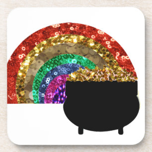 Posavasos olla de arcoiris o oro