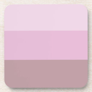 Posavasos Ombre rayado rosado púrpura
