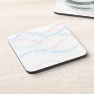 Posavasos Onda de Malla de Celosía de Pastel
