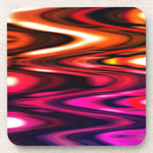 Posavasos Ondas de color brillante