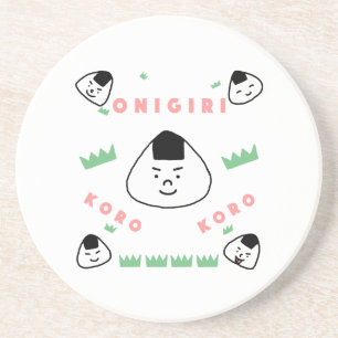 Posavasos Onigiri Koro Koro (las Bolas de Arroz Rolling)