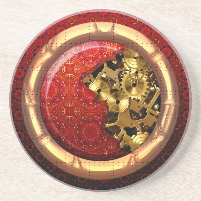 Posavasos Opciones de la escayola Steampunk 12 (Frente)