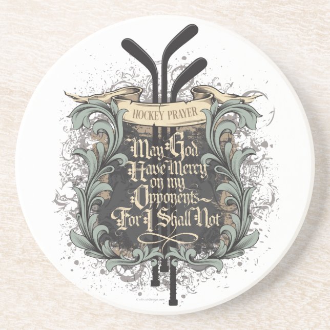 Posavasos Oración de hockey (Frente)