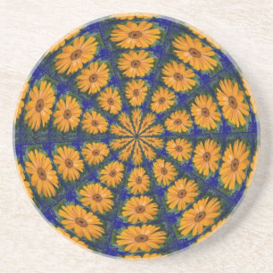 Posavasos Orange African Daisy Coaster