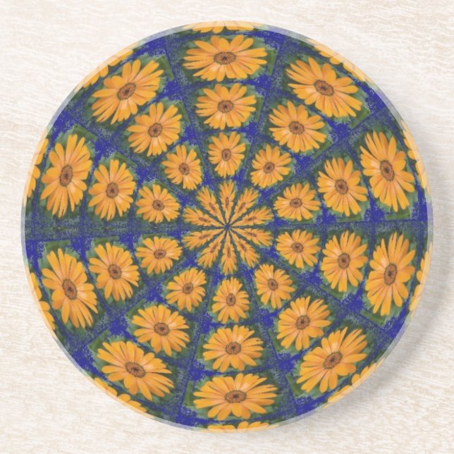 Posavasos Orange African Daisy Coaster (Frente)