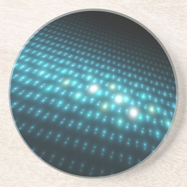 Posavasos Orbes azules 3D (Frente)