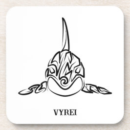 Posavasos Orca tribal negra y blanca