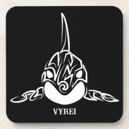 Posavasos Orca tribal negra y blanca