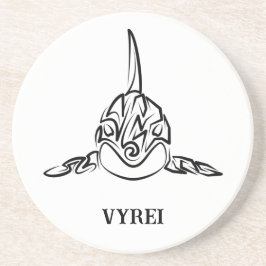 Posavasos Orca tribal negra y blanca