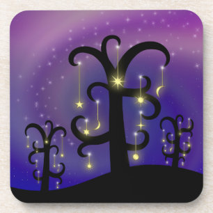 Posavasos Orchard de Stars Cork Coaster